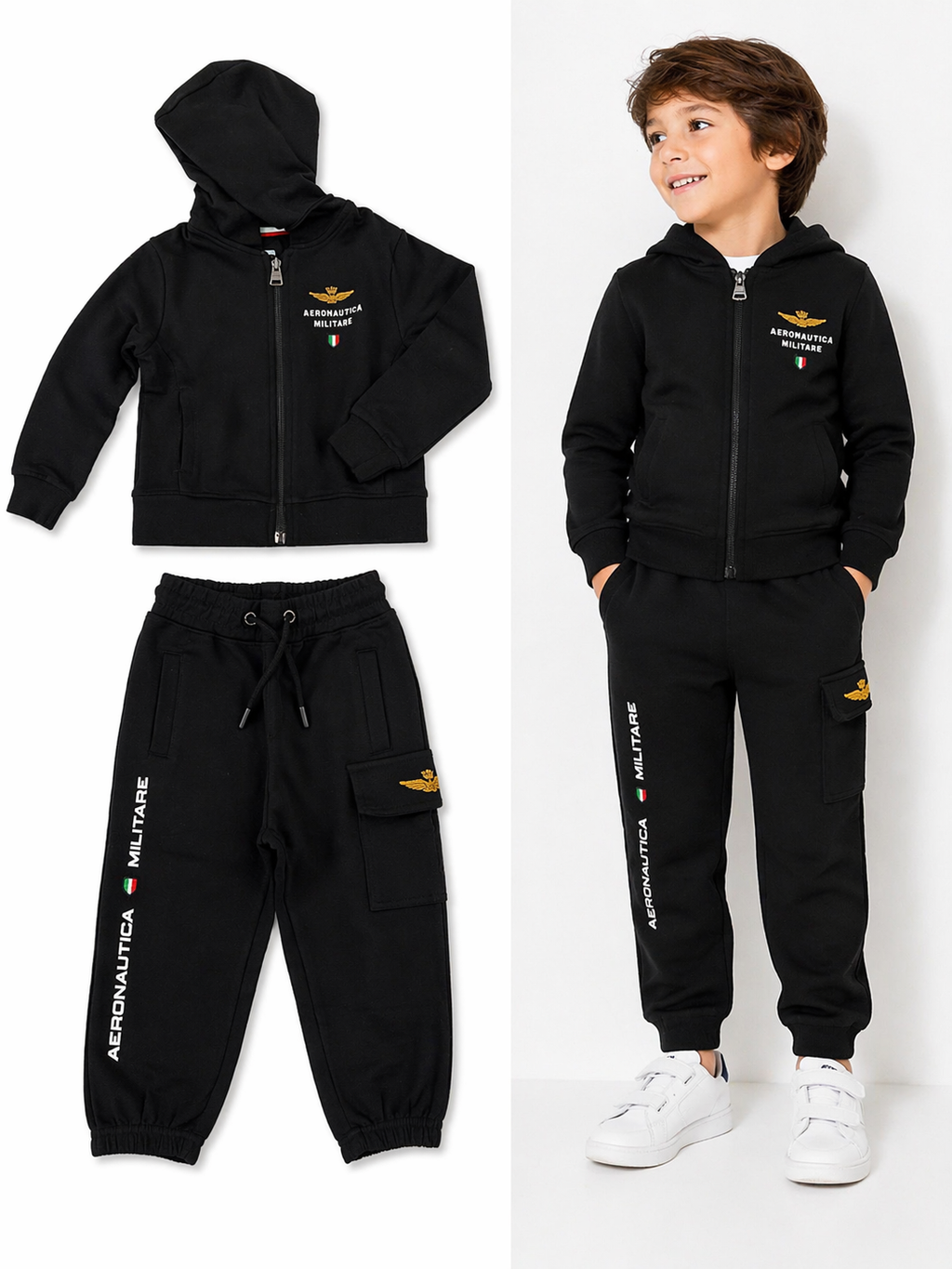 Tuta Aeronautica Militare disponibile in blu chiaro, blu scuro e nero 💙🖤 Scegli il tuo preferito!